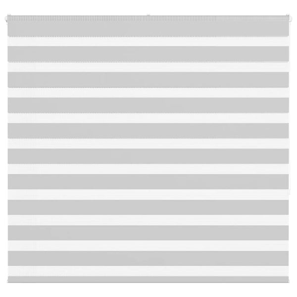 vidaXL Store enrouleur double gris clair 155x150 cm Largeur du tissu 150,9 cm Polyester