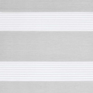 vidaXL Double Store Gris clair 85x200 cm Largeur du tissu 80,9 cm Polyester