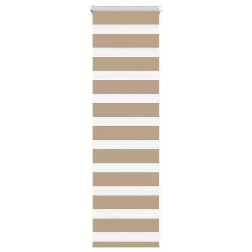 Doppelrollo Sandbraun 40x100 cm