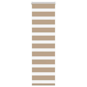 Doppelrollo Sandbraun 40x100 cm