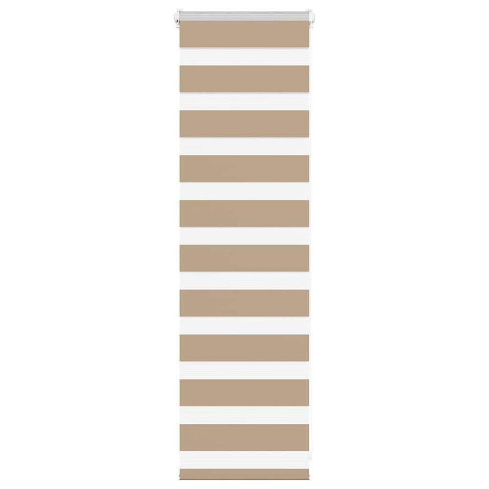 Doppelrollo Sandbraun 45x100 cm