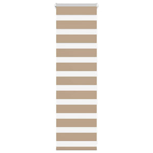 Doppelrollo Sandbraun 45x100 cm