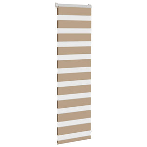 Doppelrollo Sandbraun 45x100 cm
