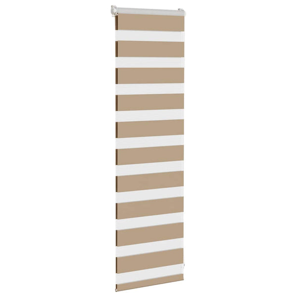 Doppelrollo Sandbraun 45x100 cm