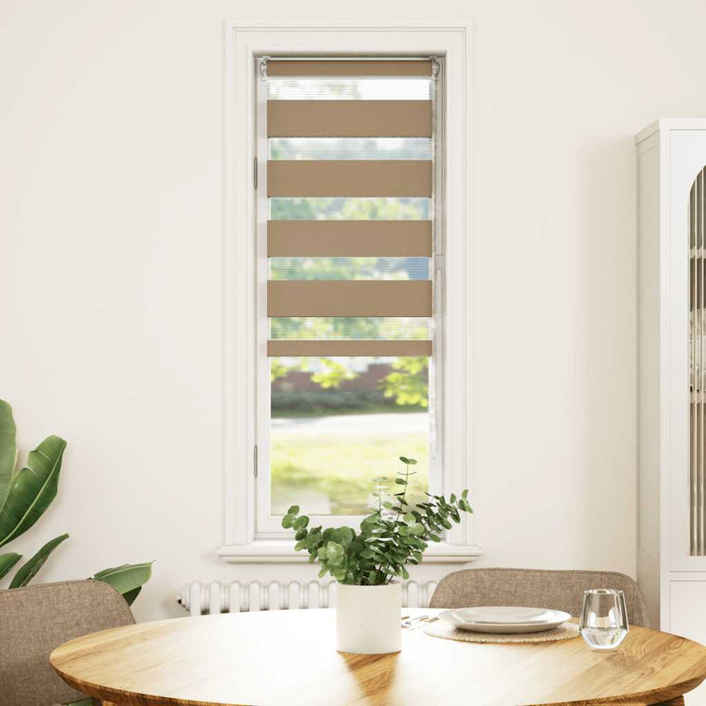 Doppelrollo Sandbraun 50x100 cm