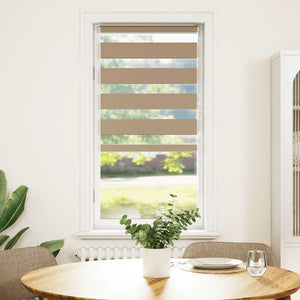 Doppelrollo Sandbraun 55x100 cm