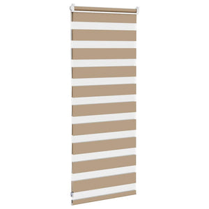 Doppelrollo Sandbraun 65x100 cm