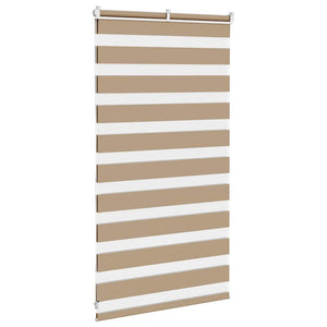 Doppelrollo Sandbraun 75x100 cm