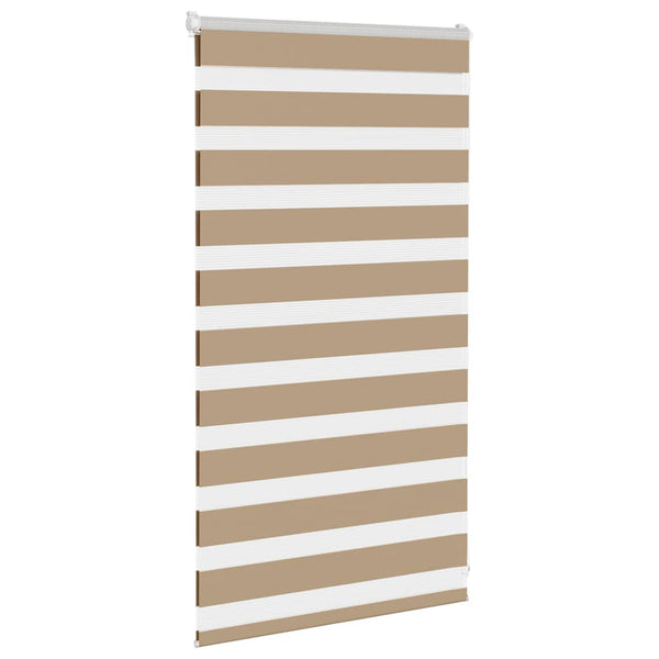Doppelrollo Sandbraun 80x100 cm