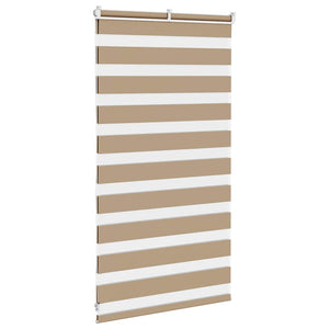 Doppelrollo Sandbraun 80x100 cm
