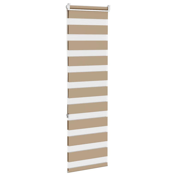 Doppelrollo Sandbraun 40x150 cm