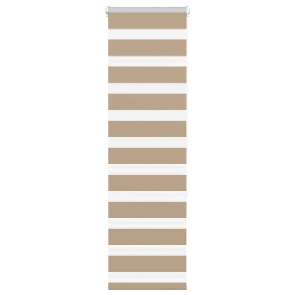 Doppelrollo Sandbraun 45x150 cm