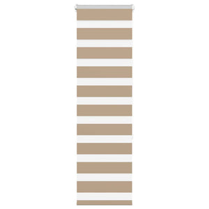 Doppelrollo Sandbraun 45x150 cm
