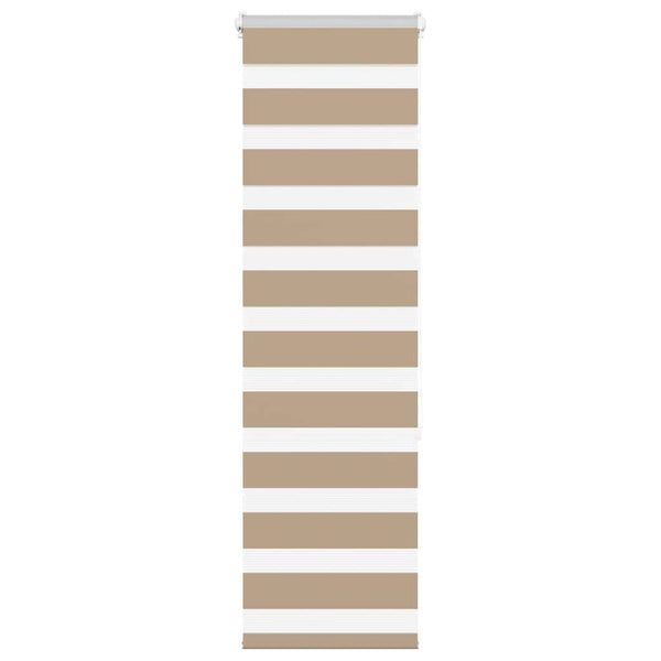 Doppelrollo Sandbraun 45x150 cm