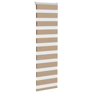Doppelrollo Sandbraun 45x150 cm