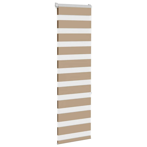Doppelrollo Sandbraun 45x150 cm