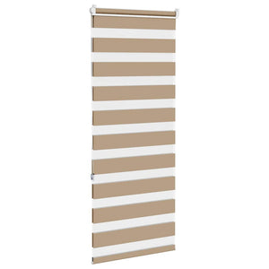 Doppelrollo Sandbraun 65x150 cm