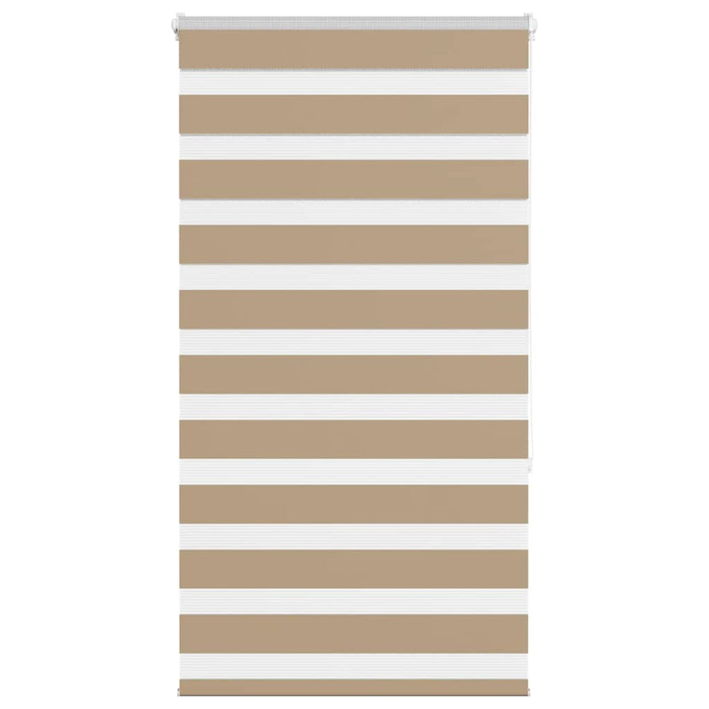 Doppelrollo Sandbraun 75x150 cm
