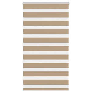 Doppelrollo Sandbraun 75x150 cm