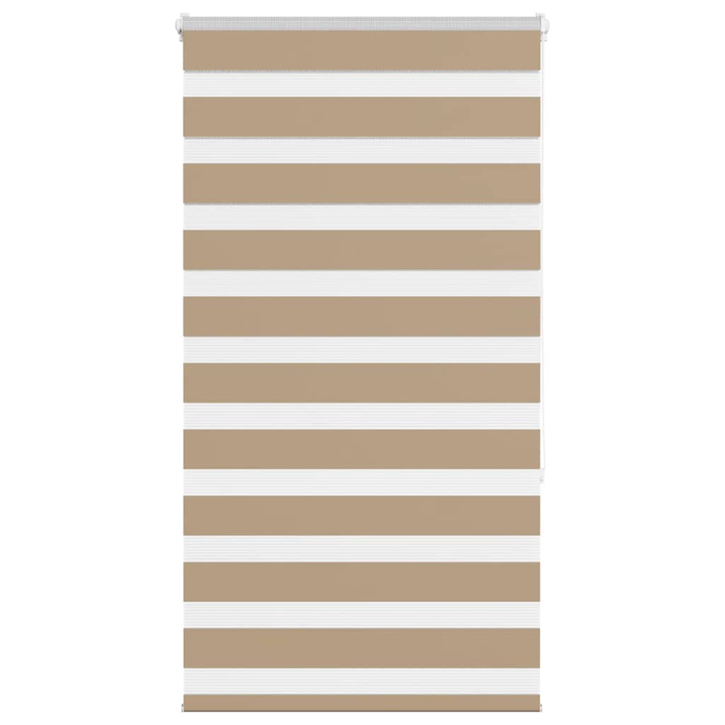 Doppelrollo Sandbraun 75x150 cm