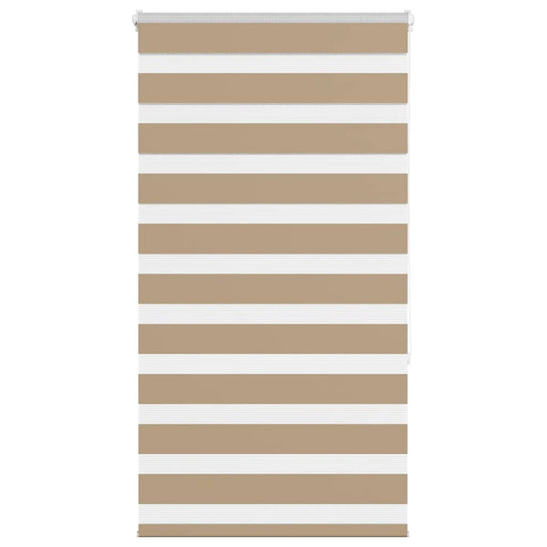 Doppelrollo Sandbraun 75x150 cm