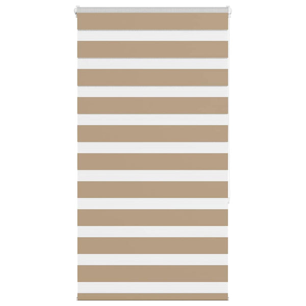 Doppelrollo Sandbraun 80x150 cm