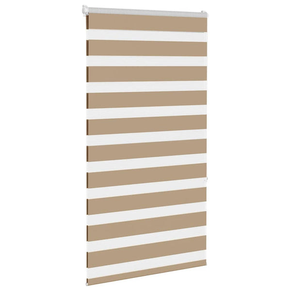 Doppelrollo Sandbraun 80x150 cm