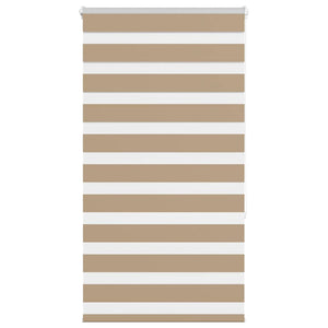 Doppelrollo Sandbraun 85x150 cm