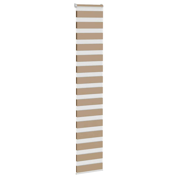 Doppelrollo Sandbraun 40x200 cm