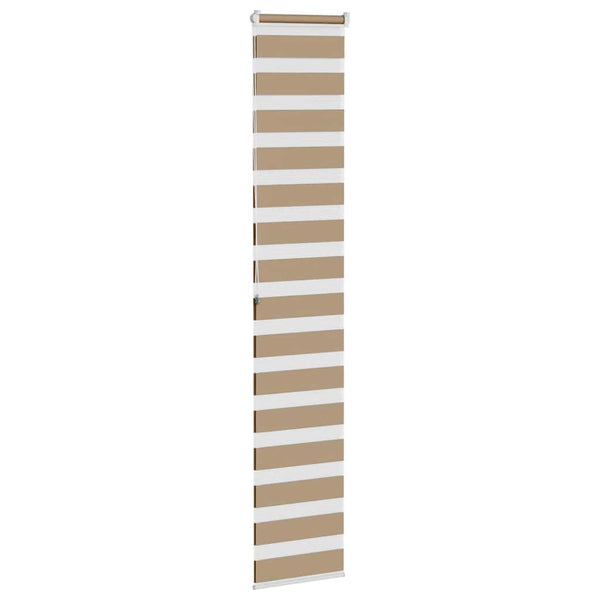 Doppelrollo Sandbraun 40x200 cm