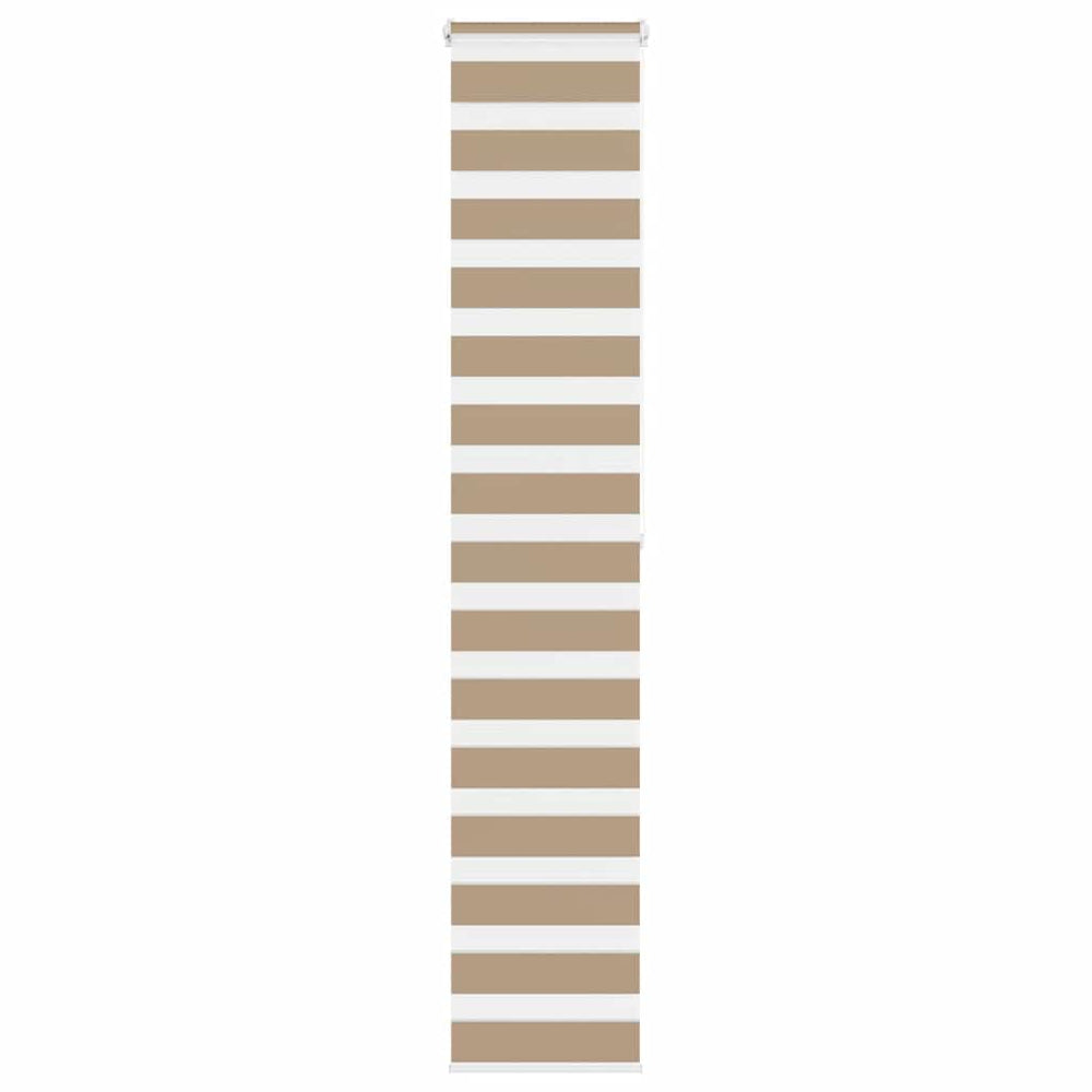 Doppelrollo Sandbraun 45x200 cm