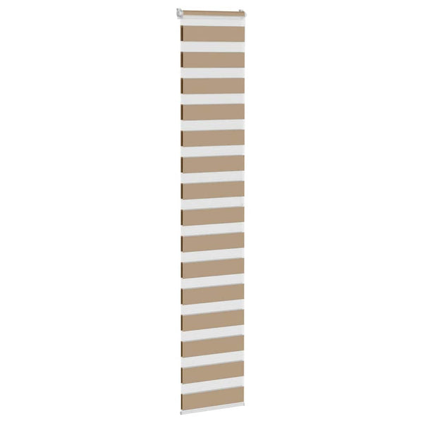 Doppelrollo Sandbraun 45x200 cm