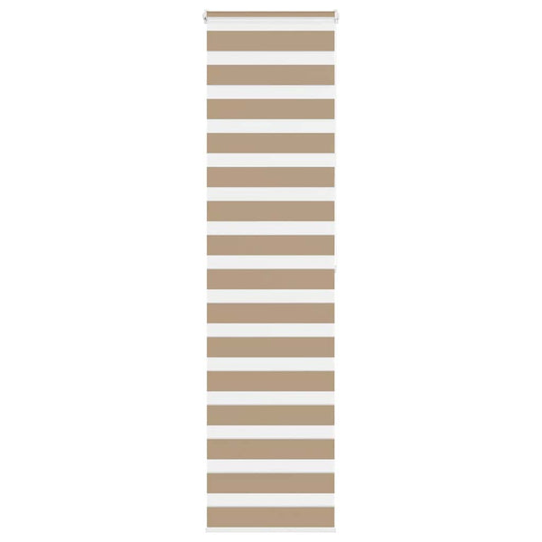 Doppelrollo Sandbraun 60x200 cm