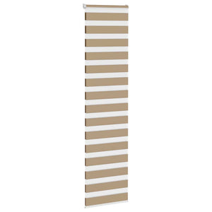Doppelrollo Sandbraun 65x200 cm