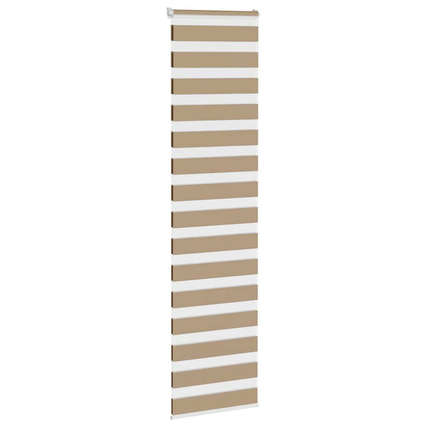 Doppelrollo Sandbraun 65x200 cm