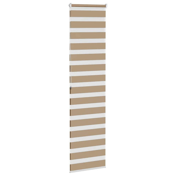 Doppelrollo Sandbraun 65x200 cm