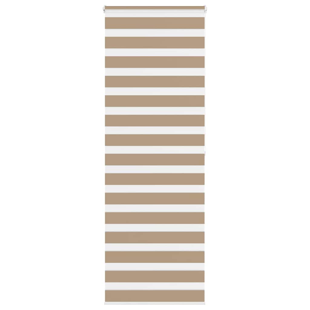 Doppelrollo Sandbraun 80x200 cm