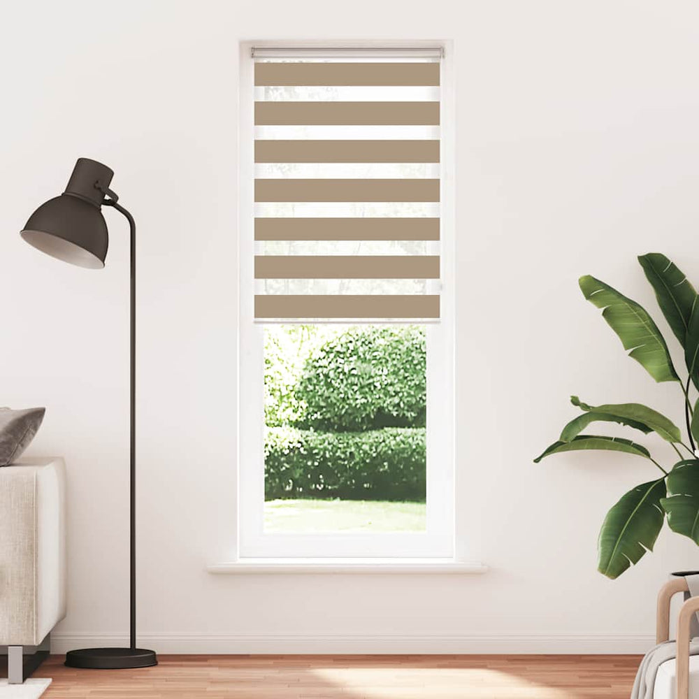 Doppelrollo Sandbraun 90x200 cm
