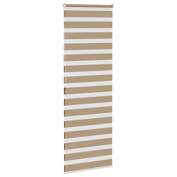 Doppelrollo Sandbraun 90x200 cm