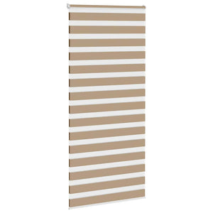 Doppelrollo Sandbraun 100x200 cm