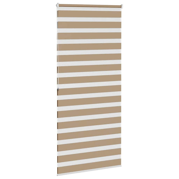 Doppelrollo Sandbraun 100x200 cm