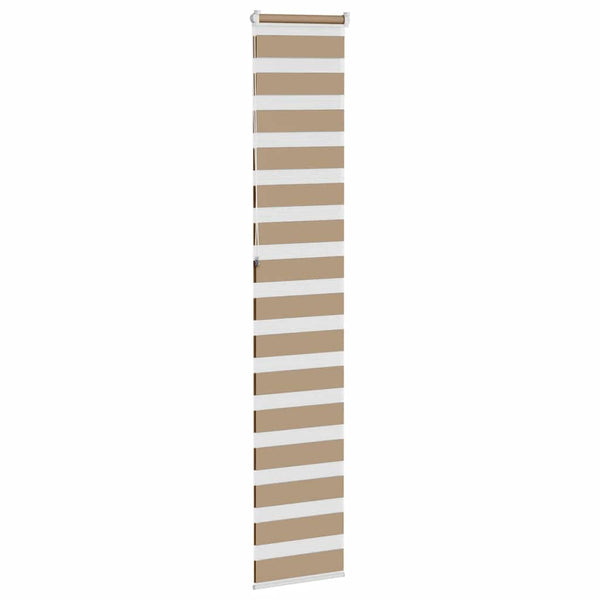 Doppelrollo Sandbraun 40x230 cm
