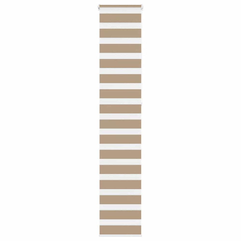 Doppelrollo Sandbraun 45x230 cm