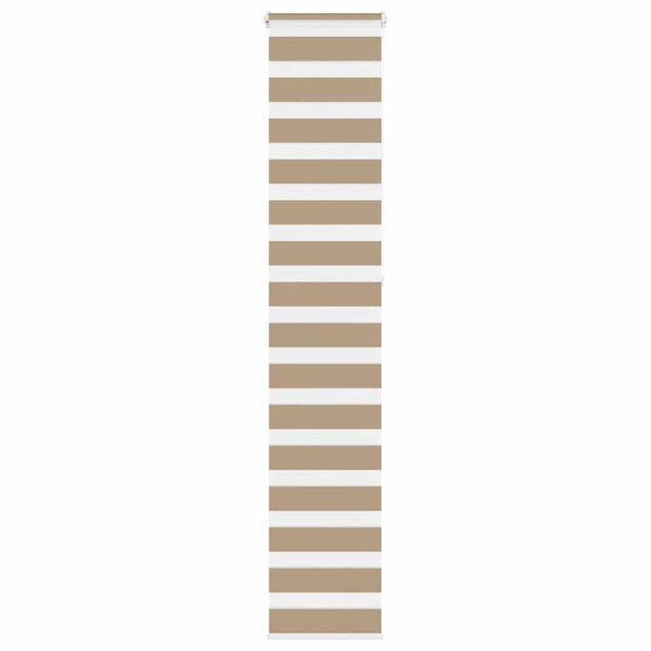 Doppelrollo Sandbraun 45x230 cm