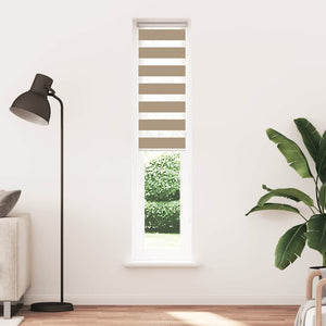 Doppelrollo Sandbraun 50x230 cm