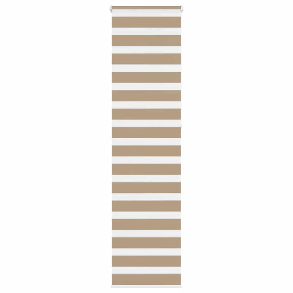 Doppelrollo Sandbraun 55x230 cm