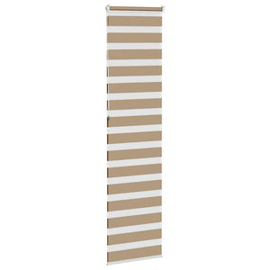 Doppelrollo Sandbraun 55x230 cm