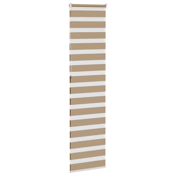 Doppelrollo Sandbraun 55x230 cm