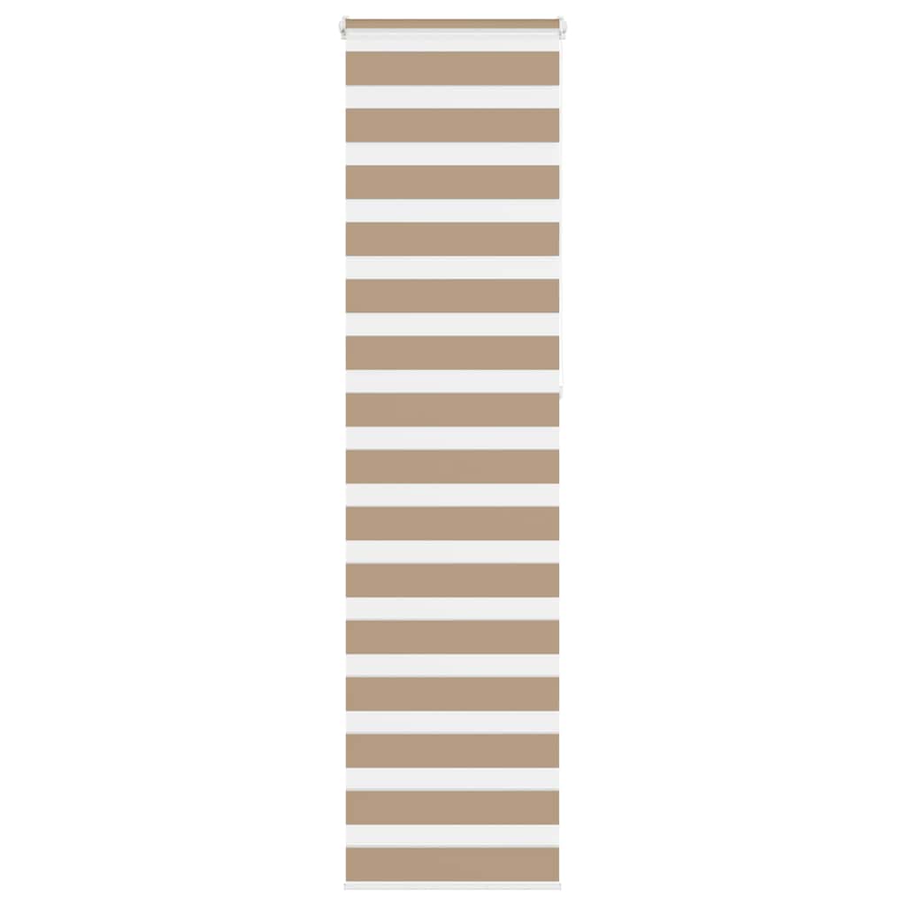Doppelrollo Sandbraun 60x230 cm