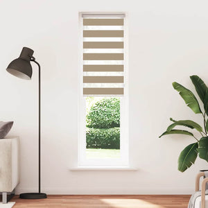 Doppelrollo Sandbraun 60x230 cm